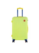 Nerki - Semi Line Walizka średnia T5939-2 Zielony - miniaturka - grafika 1