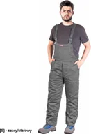 Odzież robocza - R.E.I.S. SMO-PLUS - Master ocieplane spodnie ochronne ogrodniczki - zielony M - miniaturka - grafika 1