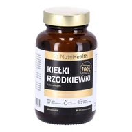 Suplementy naturalne - NutriHealth, Suplement diety Kiełki Rzodkiewki 100% naturalny, 60 kaps. - miniaturka - grafika 1