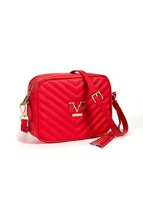 19V69 WŁOCHY - Kobiety Torba Księżyc Gold, WOMEN SHOULDER BAG Kobiety, czerwony - Torebki damskie - miniaturka - grafika 1