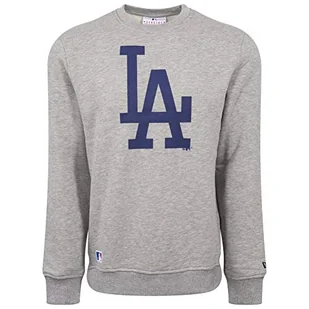New Era Męska bluza z długim rękawem MLB Crew LA Dodgers - Bluzy męskie - miniaturka - grafika 1