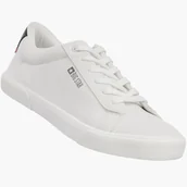 Trampki męskie - Trampki Męskie BIG STAR Buty Sportowe Tenisówki Ekoskóra Białe TT174001 Czarny 45 - miniaturka - grafika 1