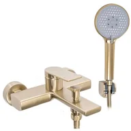 Baterie wannowe i prysznicowe - Rea Bateria Wannowa Verso Brush Gold - miniaturka - grafika 1