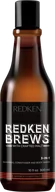 Odżywki do włosów - Redken Brews 3 w 1 szmpon odżywka i żel pod prysznic 300 ml - miniaturka - grafika 1