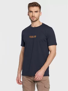 Koszulki męskie - Solid T-Shirt Daniels 21107463 Granatowy Regular Fit - grafika 1