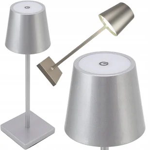 Lampka nocna stołowa dotykowa lampa 3 stopniowa wysoka bezprzewodowa usb - Lampy stojące - miniaturka - grafika 1