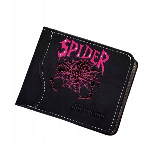 Portfel w Stylu Y2K Spiderman Różowy Pająk Pajęczyna Streetwear Prezent