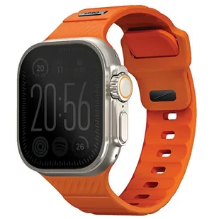 Pasek UNIQ Stride do Apple Watch 4/5/6/7/8/9/SE/SE2/Ultra/Ultra 2 (42/44/45/49mm) Pomarańczowy - Akcesoria do smartwatchy - miniaturka - grafika 5