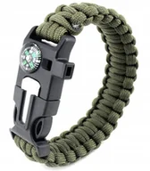 Kompasy - Kompas Na Rękę Bransoletka Paracord Survival 5w1 - miniaturka - grafika 1