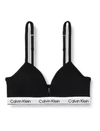 Biustonosze - Calvin Klein Trójkątne biustonosze dziewczęce, PVHczarny, 8 lat - miniaturka - grafika 1