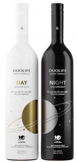 DuoLife Suplement diety na Dzień i Noc w płynie aloes morwa biała 2x 750ml