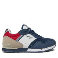 Buty dla chłopców - Sneakersy Pepe Jeans London Urban B PBS40002 Granatowy - miniaturka - grafika 1