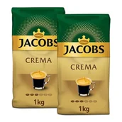 Kawa - Kawa ziarnista JACOBS Crema 2 x 1 kg - miniaturka - grafika 1