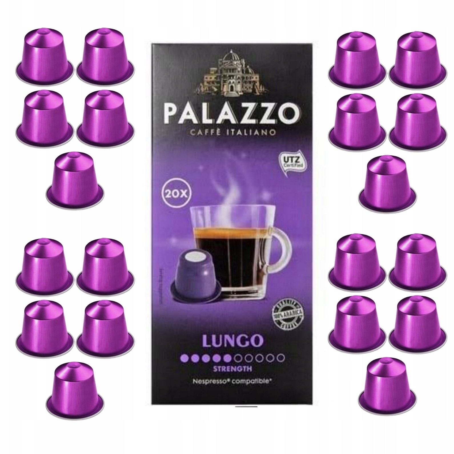 Kapsułki do ekspresu Nespresso Palazzo Lungo 60 szt kawa w kapsułkach
