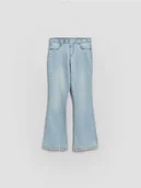 Spodnie i spodenki dla dziewczynek - Reserved - Jegginsy flare - niebieski - miniaturka - grafika 1