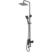 Zestawy prysznicowe - Fala Zestaw prysznicowy Retro 75818 Czarny Raty - miniaturka - grafika 1