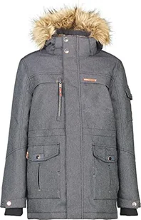 Killtec Kaapo Jr kurtka zimowa chłopięca niebieski denim anthrazit 140 - Kurtki i płaszcze dla chłopców - miniaturka - grafika 1