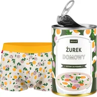 Majtki męskie - Soxo Męskie Bokserki Żurek w puszce idealny zabawny prezent dla Niego XL - miniaturka - grafika 1