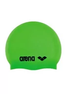 Pływanie - Czepek Pływacki dziecięcy Arena Classic Lime,Black - miniaturka - grafika 1