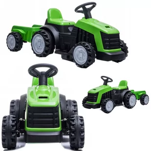 Traktor Z Przyczepą Na Akumulator Zielony Coil - Pojazdy elektryczne dla dzieci - miniaturka - grafika 1