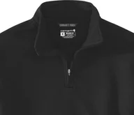 Bluzy męskie - Carhartt Bluza Carhartt Quarter Zip Mid Mock Neck Black - miniaturka - grafika 1