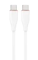 Kable USB - GEMBIRD Kabel USB Typ-C Power Delivery PD ładowanie i transmisja danych 60W oplot silikonowy 1.5m kolor biały - miniaturka - grafika 1