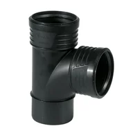 Łączniki, trójniki, kształtki - Trójnik 110x110/87.5°, SITECH+ czarny - miniaturka - grafika 1
