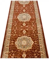 Wycieraczki - Brązowy klasyczny chodnik na metry G6-Z15 - miniaturka - grafika 1