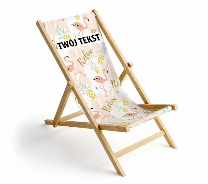 LEŻAK relax z Twoim tekstem L08