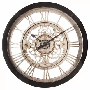 Atmosphera Zegar ścienny mechanizm styl industrialny Atmosphera Créateur dintérieur 61,5 cm - Zegary - miniaturka - grafika 1