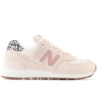 Buty sportowe damskie - Buty New Balance WL574XQ2 - różowe - miniaturka - grafika 1