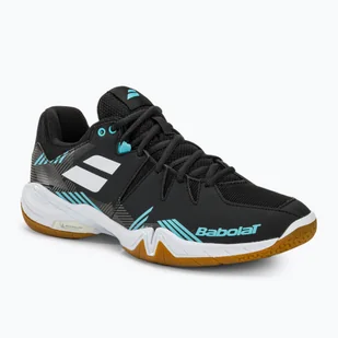 Buty do badmintona męskie Babolat Shadow Spirit black/light blue - Buty sportowe męskie - miniaturka - grafika 1