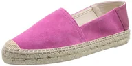 Espadryle damskie - Geox Damskie sandały na koturnie Lampedusa Espadryle, Cyklamen, 40 EU - miniaturka - grafika 1