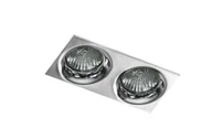 Lampy sufitowe - Azzardo Oprawa wpuszczana 2pł GM22002S CH IVO SQUARE - miniaturka - grafika 1