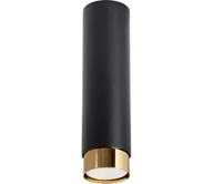 Lampy sufitowe - Sollux SL.1411 - Oświetlenie punktowe NERO 1xGU10/10W/230V 22,5 cm czarny/złoty - miniaturka - grafika 1