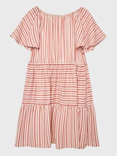 United Colors Of Benetton Sukienka letnia 4UCTCV014 Różowy Regular Fit - Sukienki i spódniczki dla dziewczynek - miniaturka - grafika 1