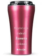 Kubki termiczne - Kubek termiczny na kawę Dr.Bacty Apollo 2.0 - 360 ml - Pink - Z twoim grawerem - miniaturka - grafika 1