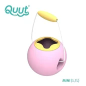 Zabawki do piasku - Quut Małe wiaderko wielofunkcyjne Mini Ballo Sweet Pink + Yellow Stone - miniaturka - grafika 1