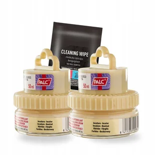 Bezbarwna Pasta w Kremie do Butów x2 z Chusteczką do Skóry Palc Zestaw 3w1 - Środki do obuwia i ubrań Bezbarwna Pasta w Kremie do Butów x2 z Chusteczką do Skóry Palc Zestaw 3w1 - Środki do obuwia i ubrań - miniaturka - grafika 1