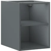 Szafki łazienkowe - Mexen Box-A szafka otwarta z półką 35 cm, grafit mat - 91AX2-0350-470-0-66 - miniaturka - grafika 1