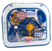 Zabawy w naśladowanie dorosłych - DUŻY ZESTAW LEKARZA DLA DZIECI MAŁY DOKTOR SZPITAL DLA LALEK MISIÓW - miniaturka - grafika 1
