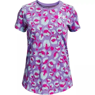 Koszulka dziewczęca Under Armour Live Fierce Instinct Print SS - Odzież sportowa dziecięca - miniaturka - grafika 1