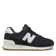Sneakersy męskie - Sneakersy New Balance U574RAB Czarny - miniaturka - grafika 1
