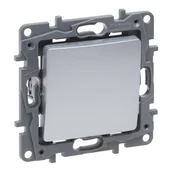 Kostki, złączki, wtyczki - Legrand Łącznik schodowy Niloe Selection 762101 pojedynczy 10AX aluminium - miniaturka - grafika 1