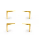 Meble modułowe i akcesoria - MODULO nogi N3 (komplet) - złoty - miniaturka - grafika 1