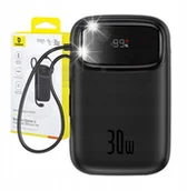Powerbanki - Powerbank Baseus POWERBANK BASEUS 10000mAh QPow 2 30W Z kablami USB C - miniaturka - grafika 1