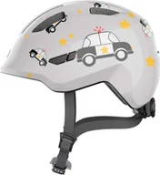 Kaski rowerowe - Abus Smiley 3.0 Grey Police S Dziecięcy kask rowerowy - miniaturka - grafika 1