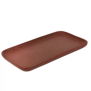 Intesi Taca ceramiczna Lare 31x16cm brązowa 222288 - Miski i półmiski - miniaturka - grafika 1