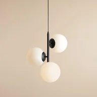 Lampy sufitowe - Fin M lampa wisząca 3-punktowa czarna 1120E1_M - miniaturka - grafika 1