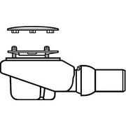 Syfony - Villeroy & Boch Tempoplex Plus Compact zestaw odpływowy do brodzika chrom 92260061 - miniaturka - grafika 1